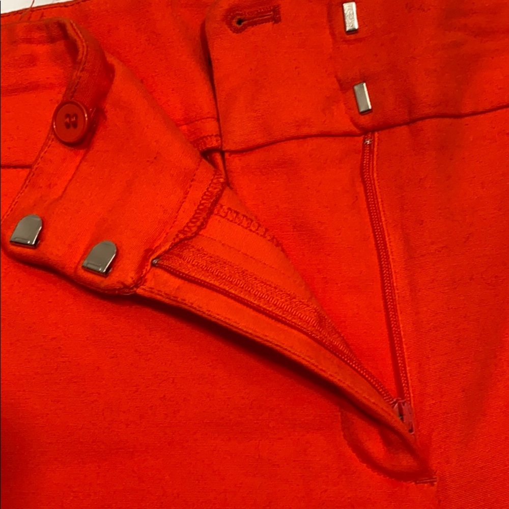 Sz 16 coral red ladies pants - Picture 3 of 6